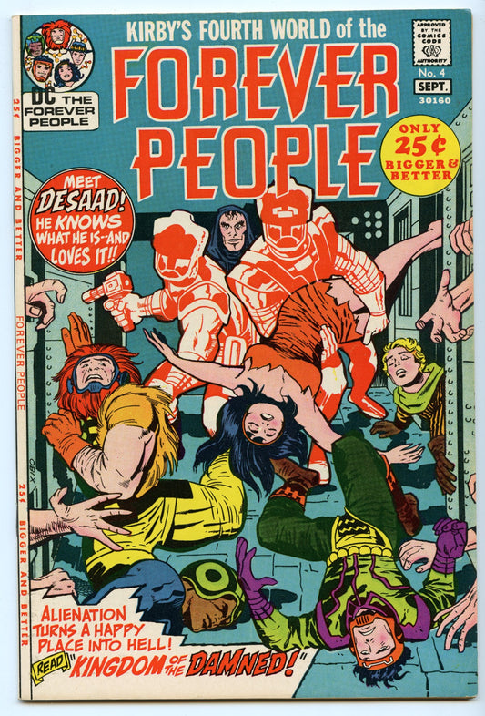 Forever People 4 (Sep 1971) VF- (7.5)