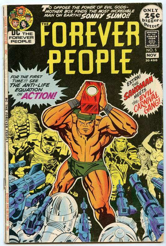 Forever People 5 (Nov 1971) VG+ (4.5)