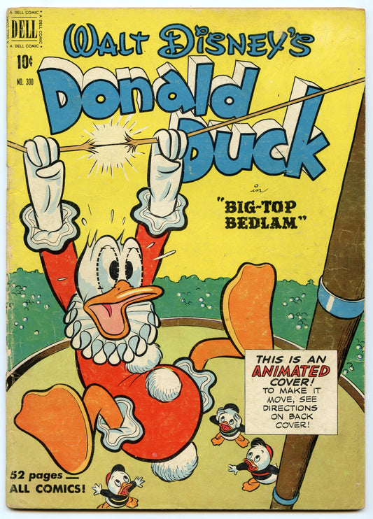 Four Color 300 (Nov 1950) VG (4.0) - Donald Duck in Bigtop Bedlam