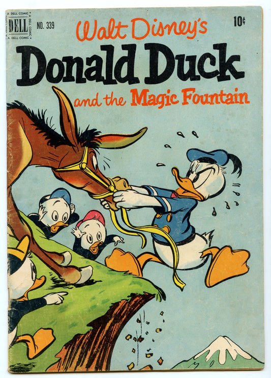 Four Color 339 (Jul 1951) FI-(5.5) - Donald Duck and the Magic Fountain