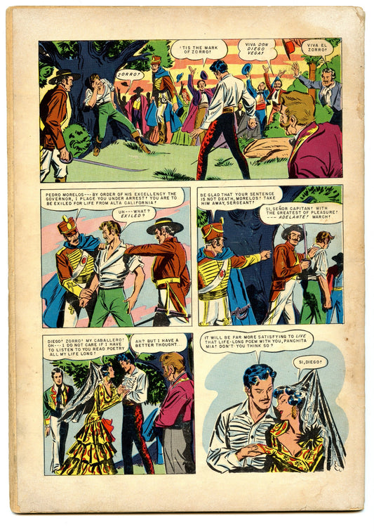 Four Color 425 (Sep 1952) VG- (3.5) - The Return of Zorro