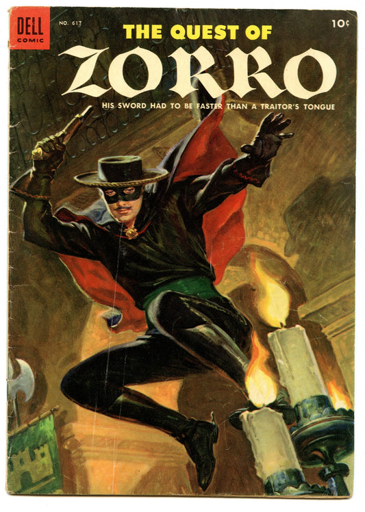 Four Color 617 (Mar 1955) VG+ (4.5) - The Quest of Zorro