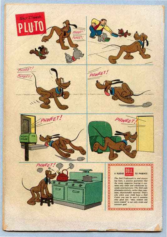 Four Color 654 (1955) VG- (3.5) - Walt Disney's Pluto