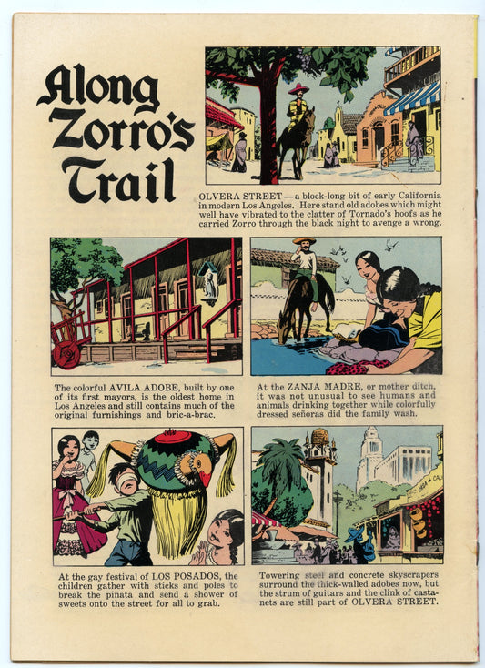 Four Color 882 (Feb 1958) VF+ (8.5) - Walt Disney Presents Zorro