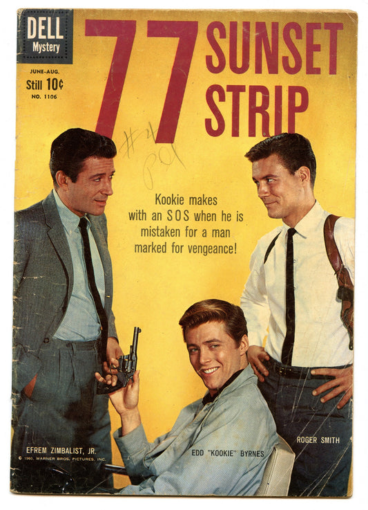 Four Color 1106 (Aug 1960) VG- (3.5) - 77 Sunset Strip