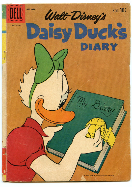 Four Color 1150 (Feb 1961) GD/VG (3.0) - Walt Disney's Daisy Duck's Diary