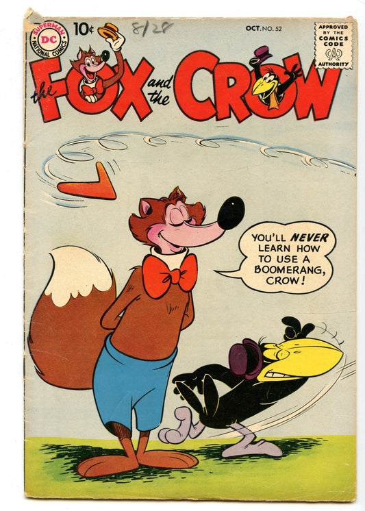 Fox & the Crow 52 (Oct 1958) VG (4.0)