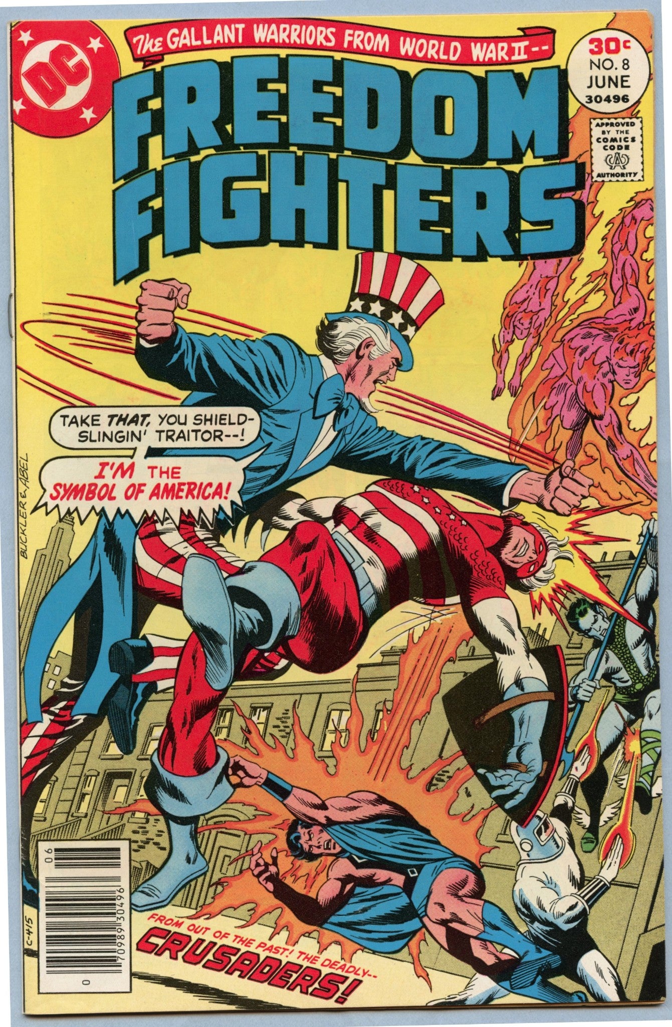 Freedom Fighters 8 (Jun 1977) VF- (7.5)