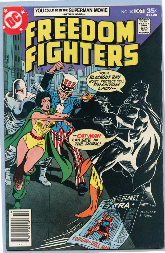 Freedom Fighters 10 (Oct 1977) VF- (7.5)