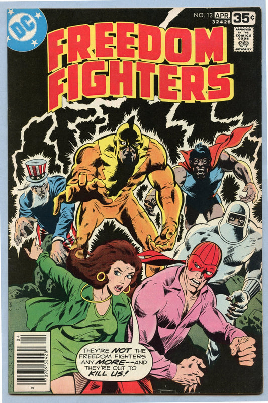 Freedom Fighters 13 (Apr 1978) VF- (7.5)