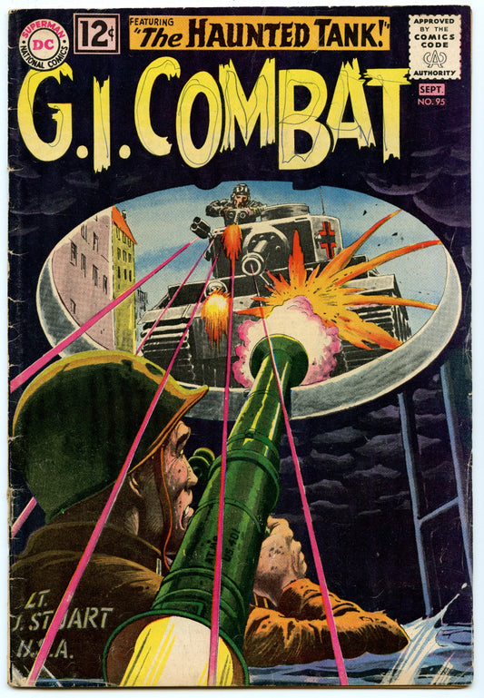 G.I. Combat 95 (Sep 1962) VG- (3.5)