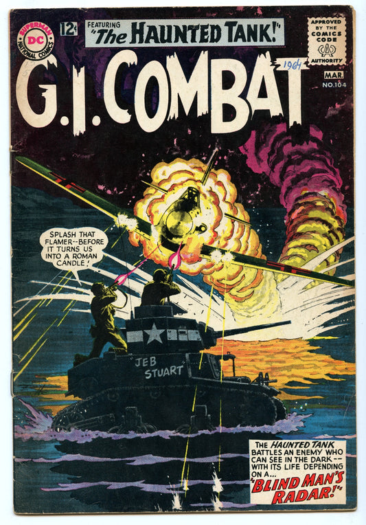 G.I. Combat 104 (Mar 1964) VG+ (4.5)