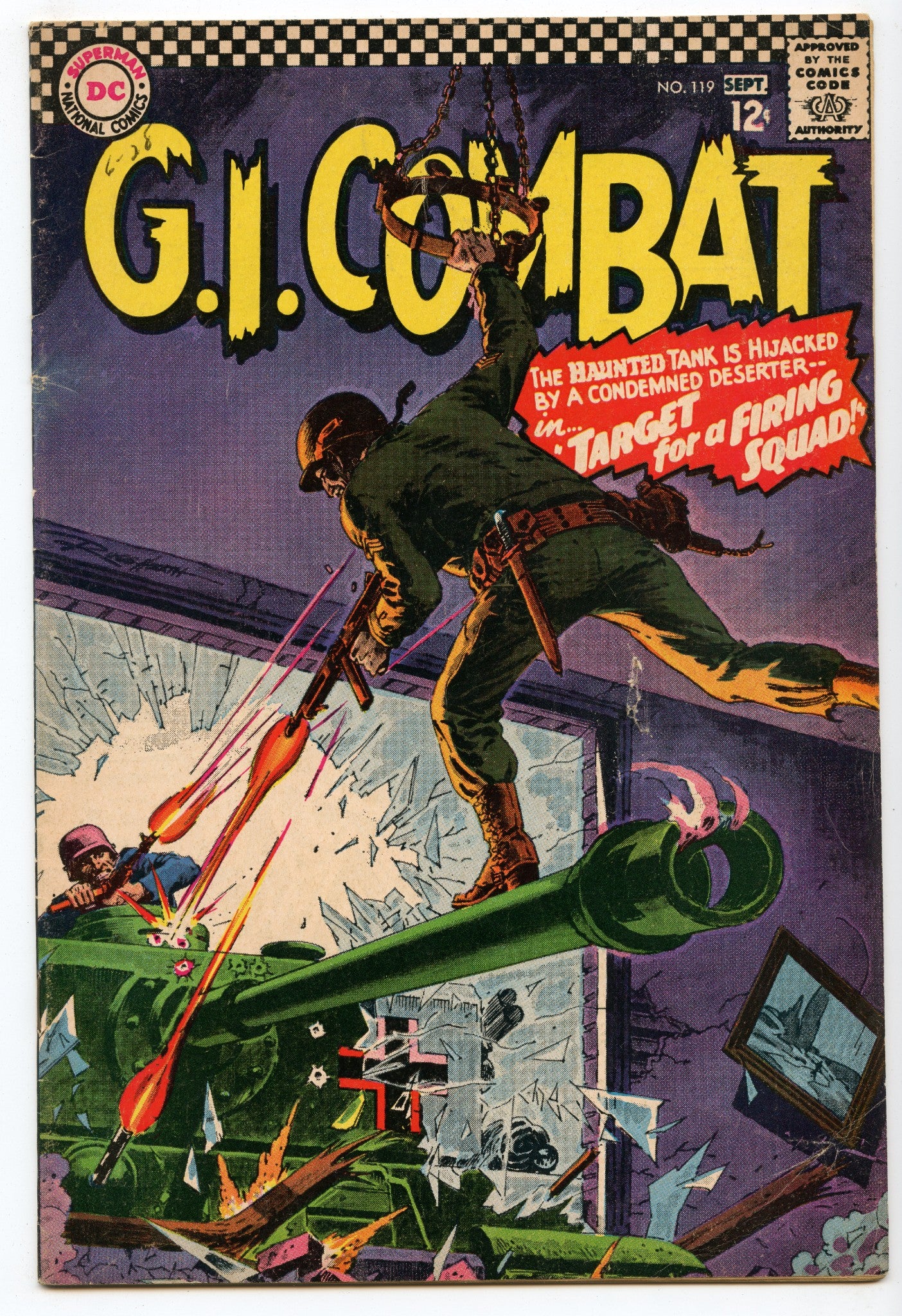 G.I. Combat 119 (Sep 1966) VG+ (4.5)