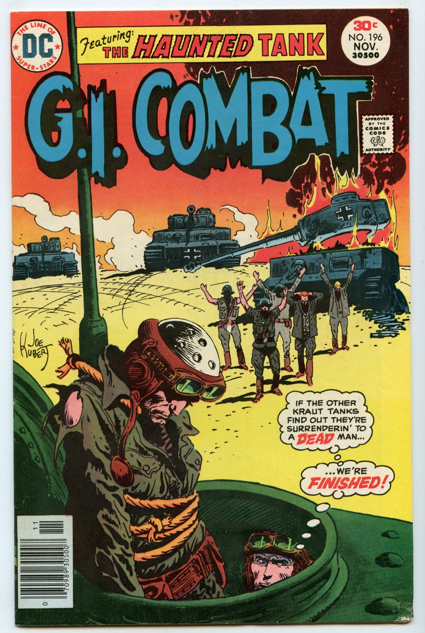 G.I. Combat 196 (Nov 1976) VG/FI (5.0)