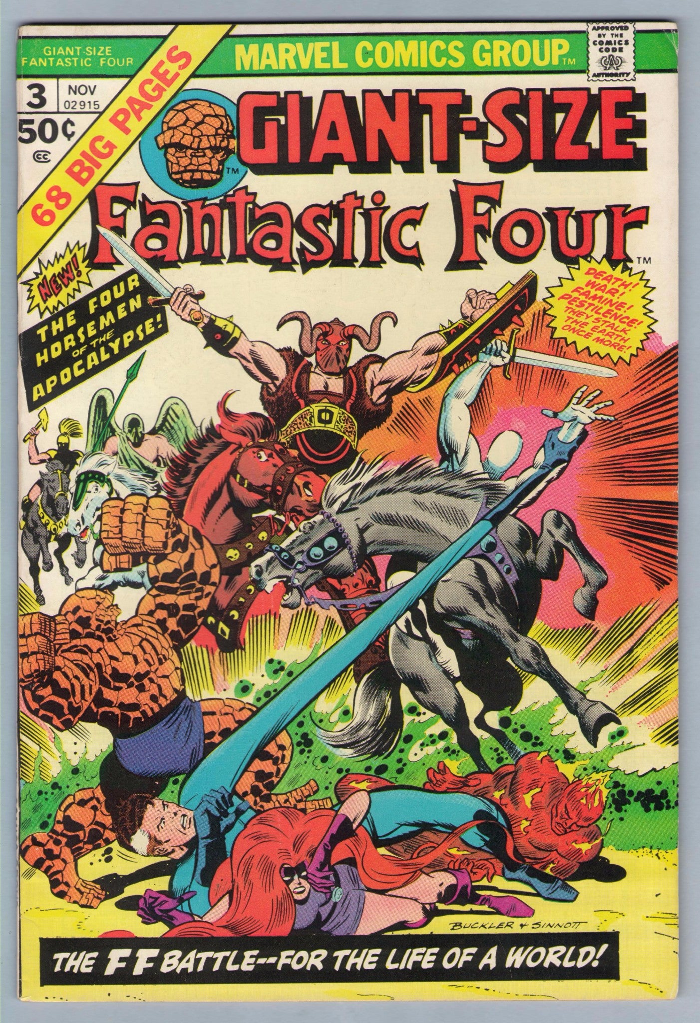 Giant-Size Fantastic Four 3 (Nov 1974) VF-NM (9.0)