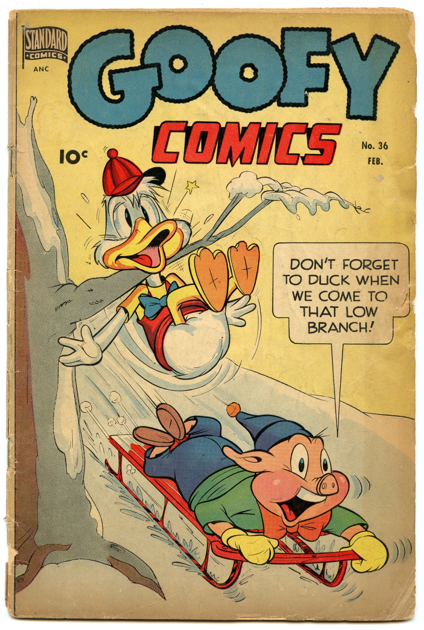 Goofy Comics 36 (Feb 1950) FA/GD (1.5) – Cowtown Comics