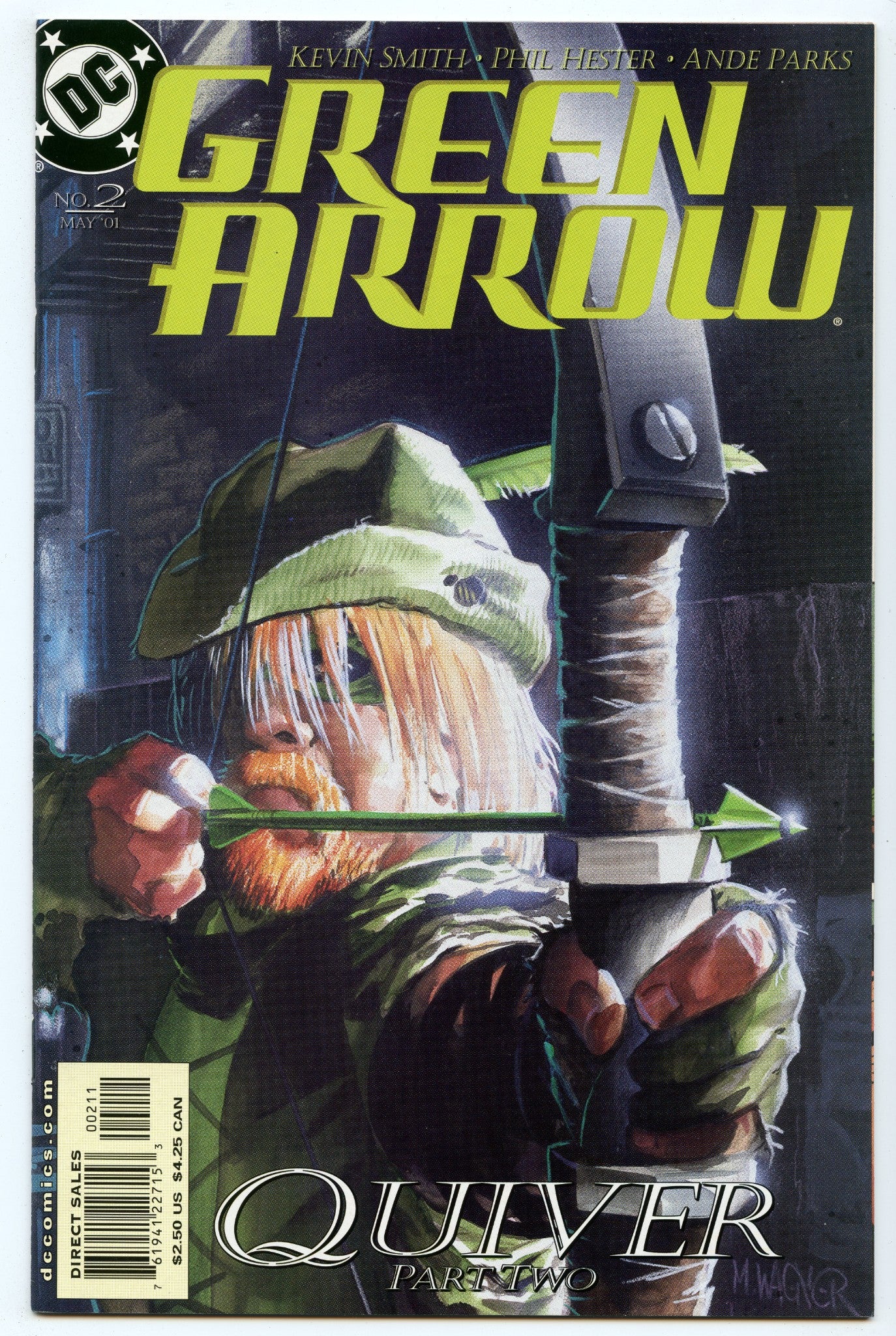 Green Arrow V2 2 (May 2001) NM- (9.2)