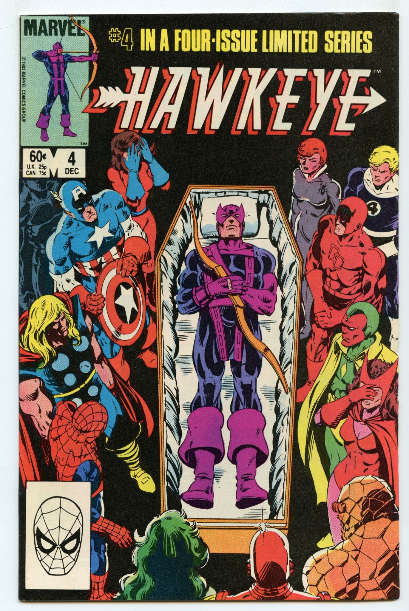 Hawkeye 4 (Dec 1983) VF/NM (9.0)