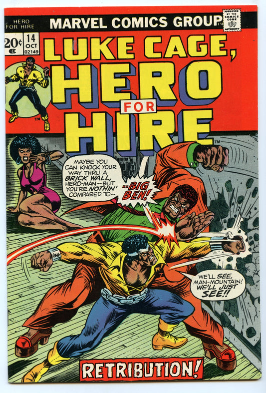 Hero for Hire 14 (Oct 1973) VF/NM (9.0)