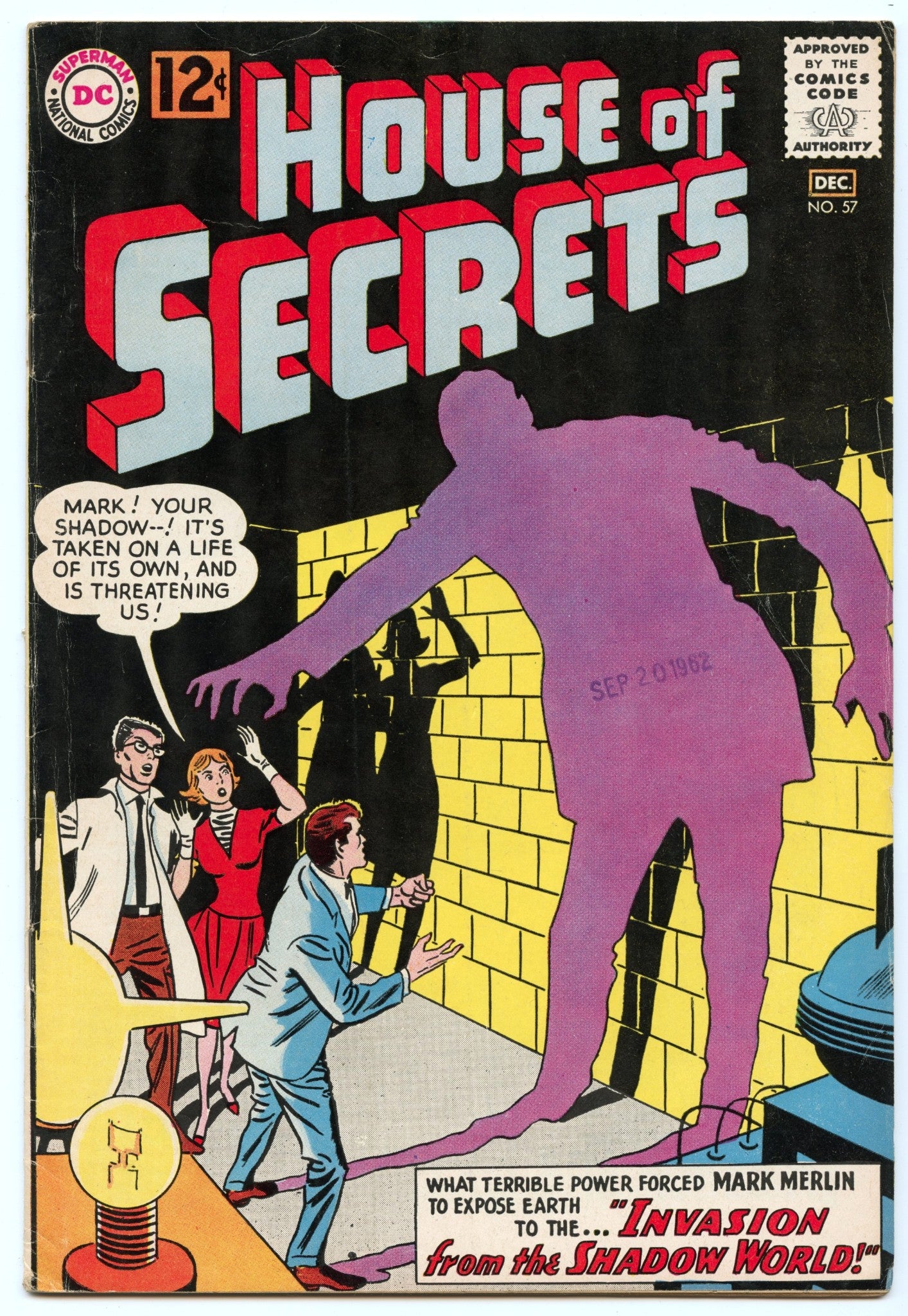 House of Secrets 57 (Dec 1962) FI (6.0)