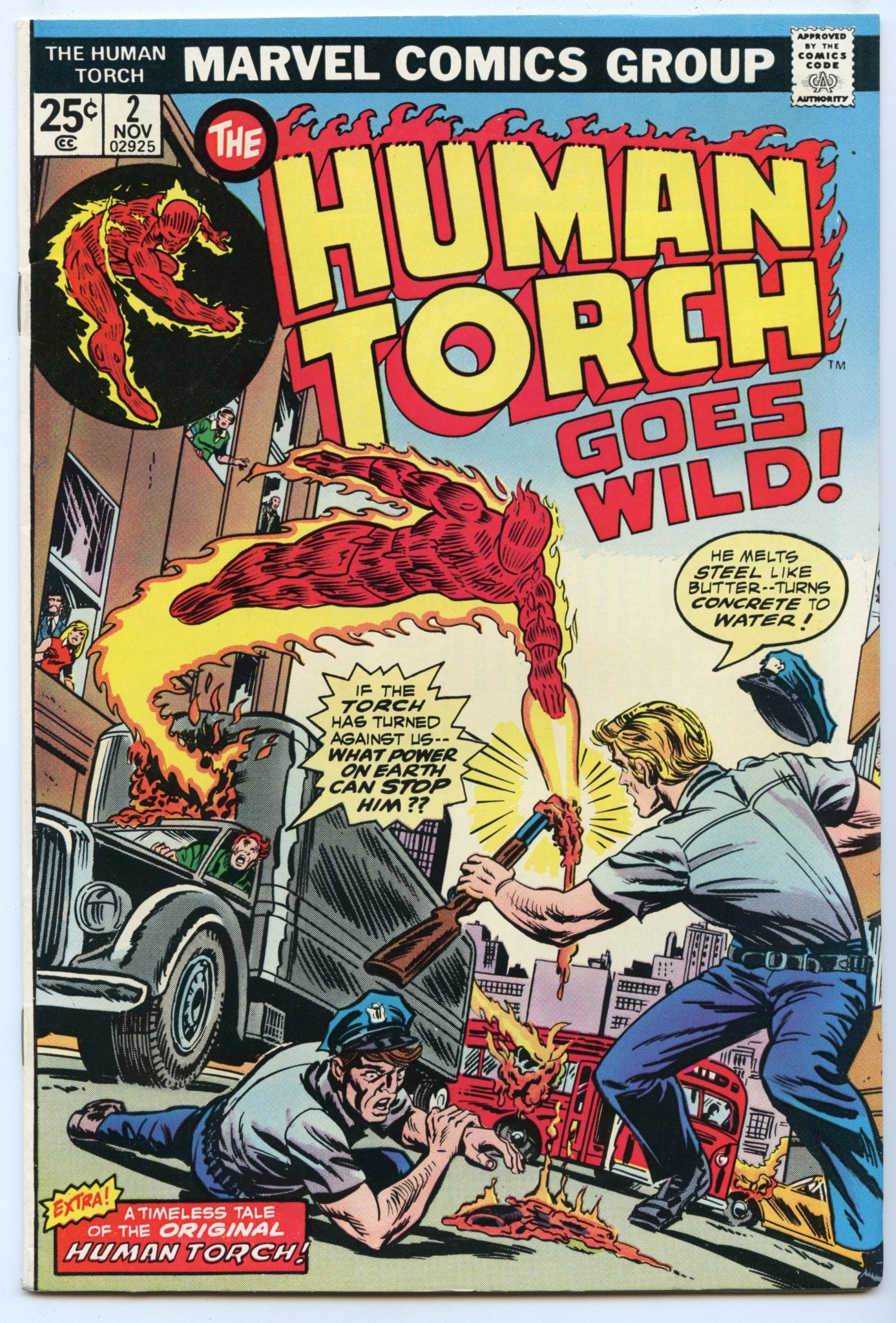 Human Torch 2 (Nov 1974) VF- (7.5)