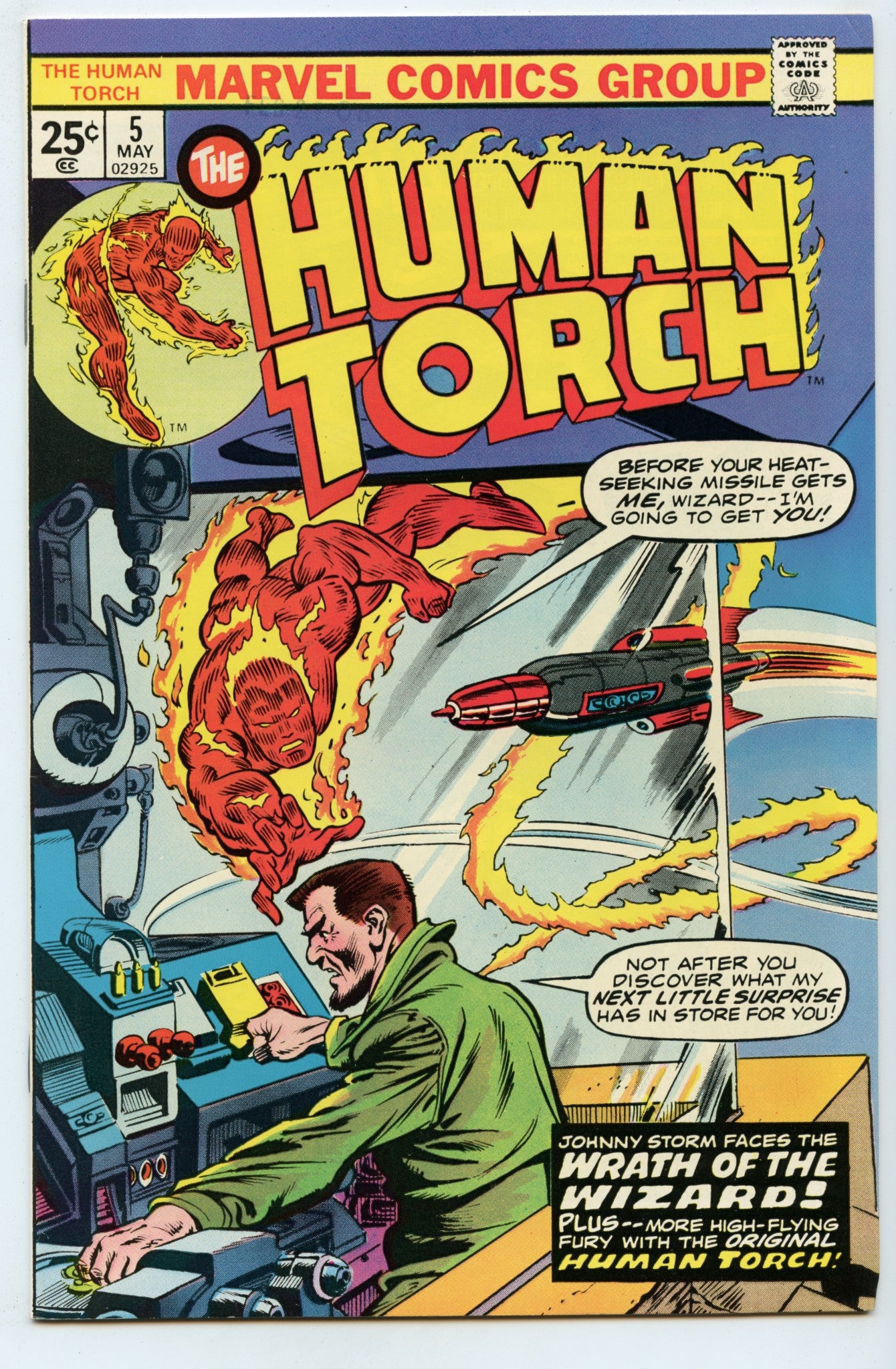 Human Torch 5 (May 1975) NM- (9.2)