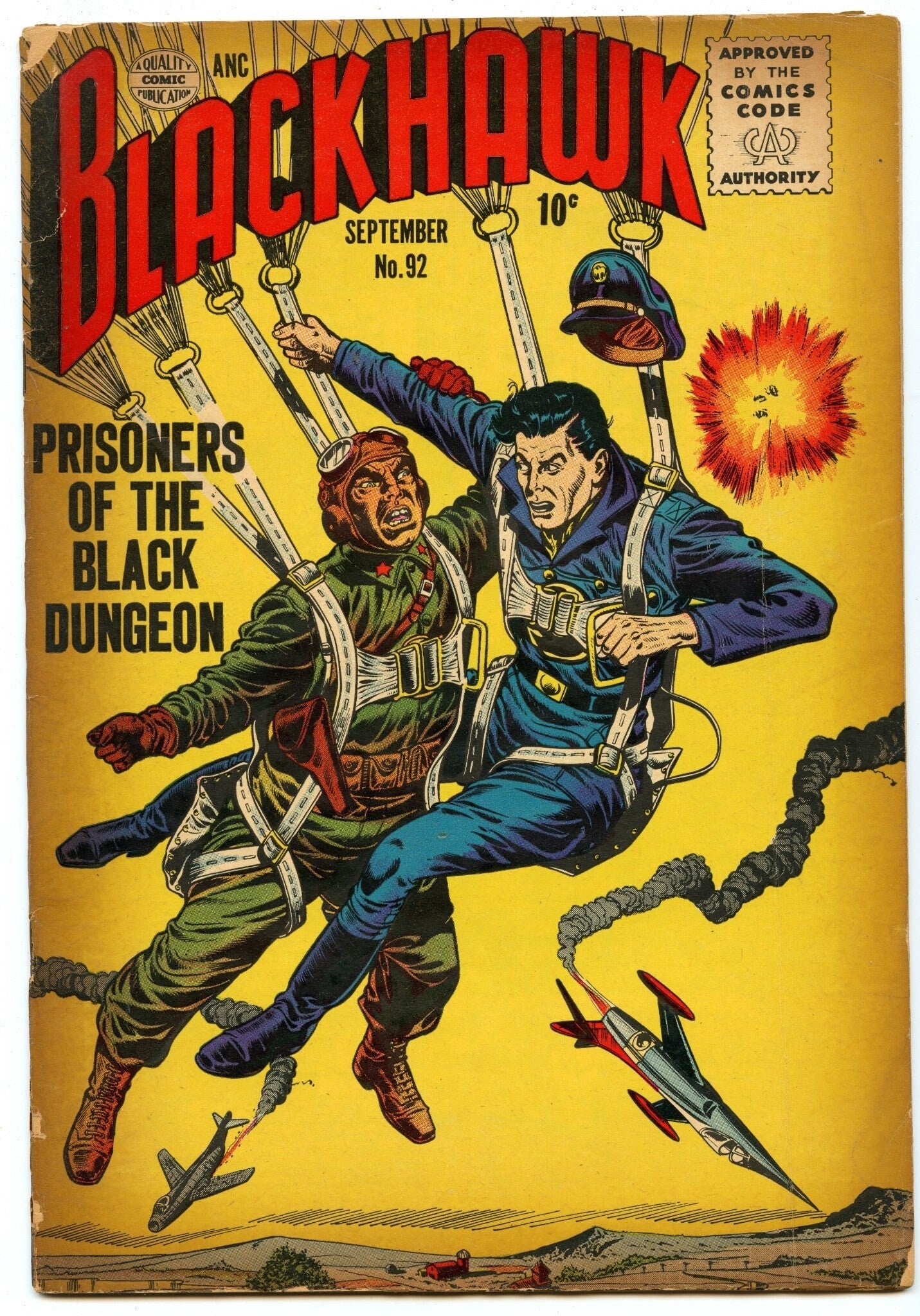 Blackhawk 92 (Sep 1955) GD/VG (3.0)