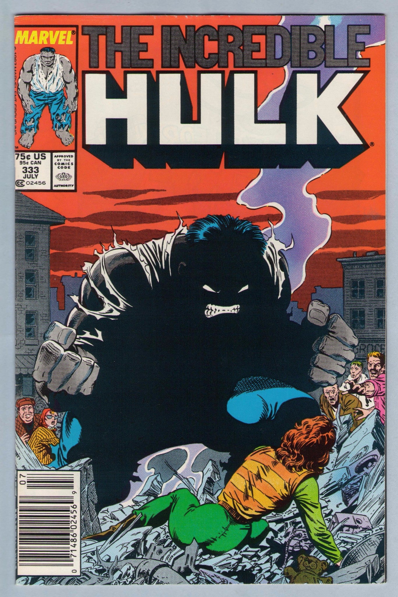 Incredible Hulk 333 (Jul 1987) VF-NM (9.0)