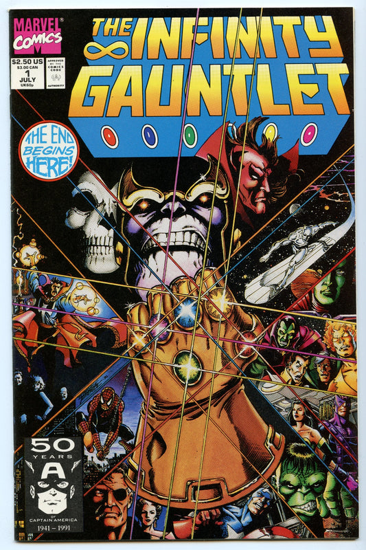 Infinity Gauntlet 1 (Jul 1991) NM- (9.2)