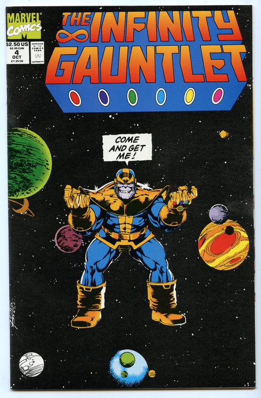 Infinity Gauntlet 4 (Oct 1991) NM- (9.2)