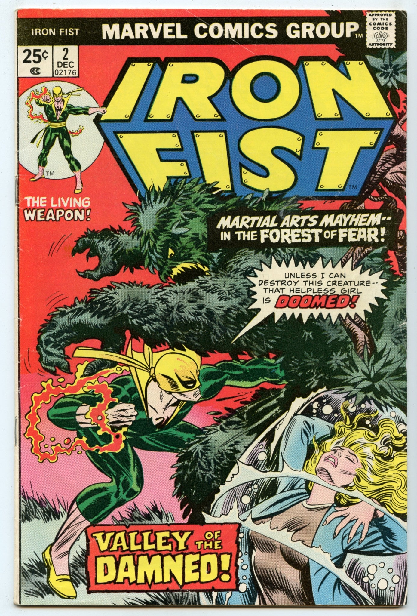 Iron Fist 2 (Dec 1975) VG/FI (5.0)