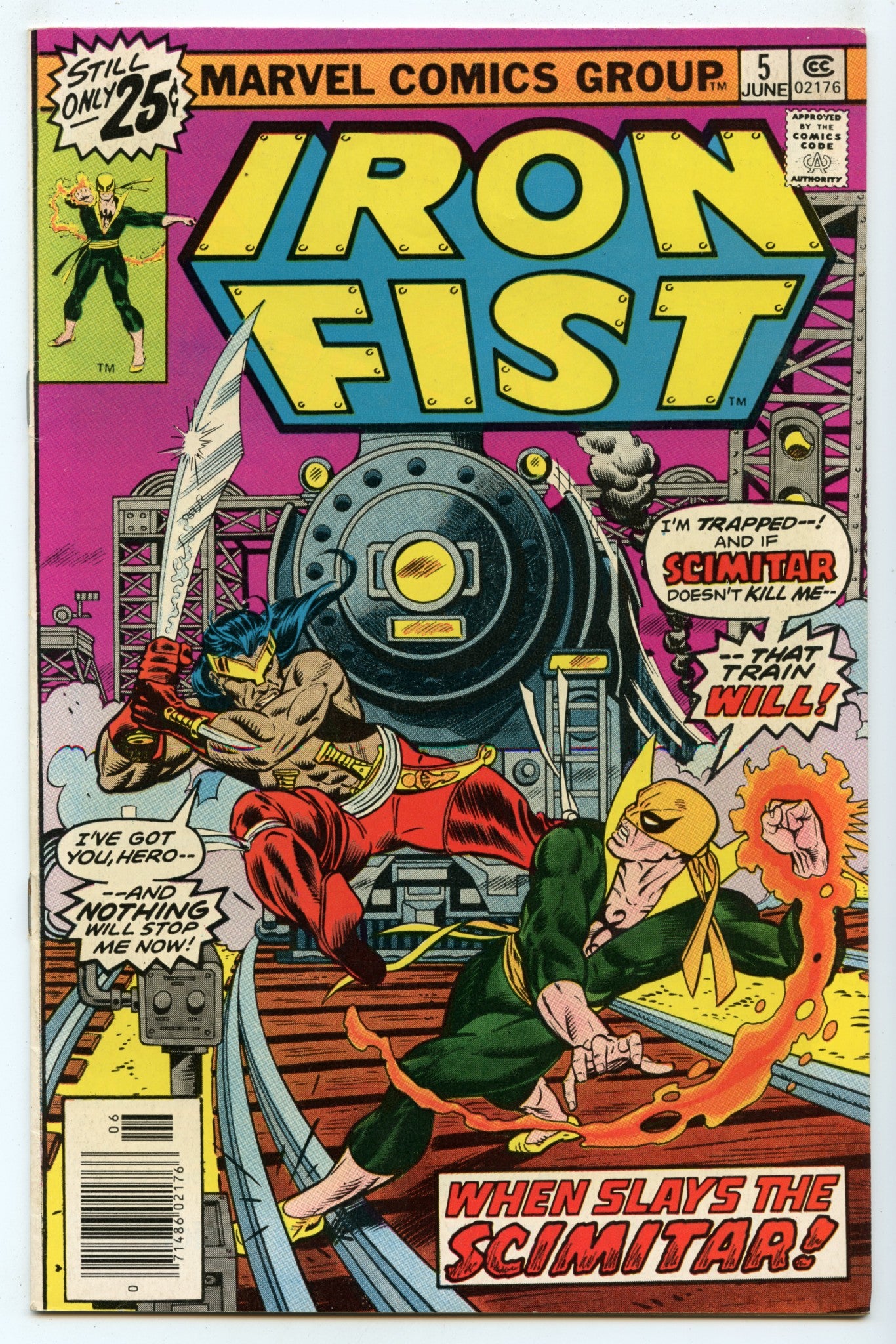 Iron Fist 5 (Jun 1976) FI (6.0)