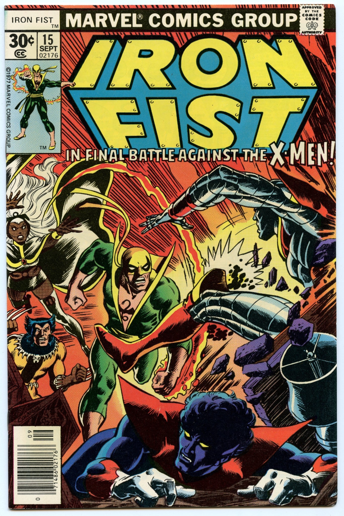 Iron Fist 15 (Sep 1977) VF-NM (9.0)