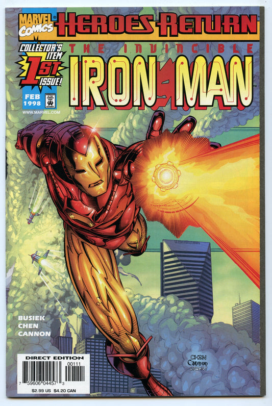 Iron Man 1 (Feb 1998) NM- (9.2)