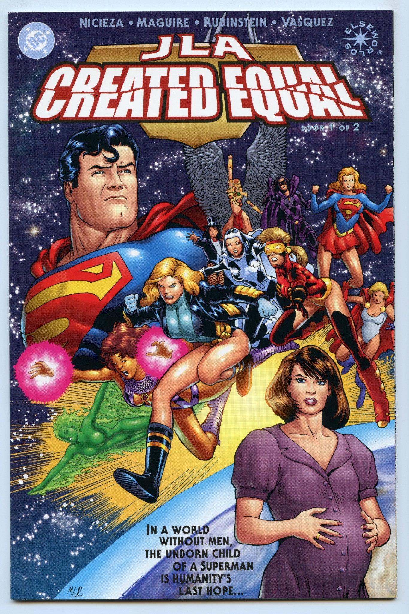 JLA: Created Equal 1 (Mar 2000) NM- (9.2)