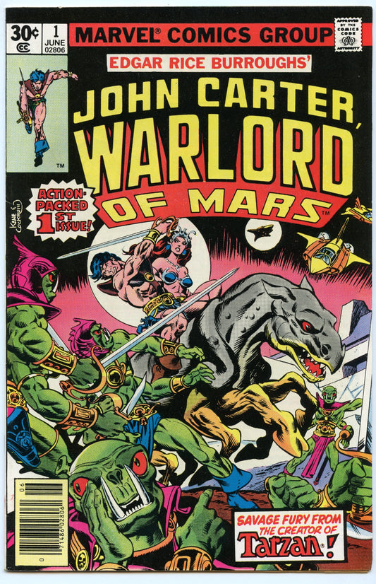 John Carter, Warlord of Mars 1 (Jun 1977) VF/NM (9.0)