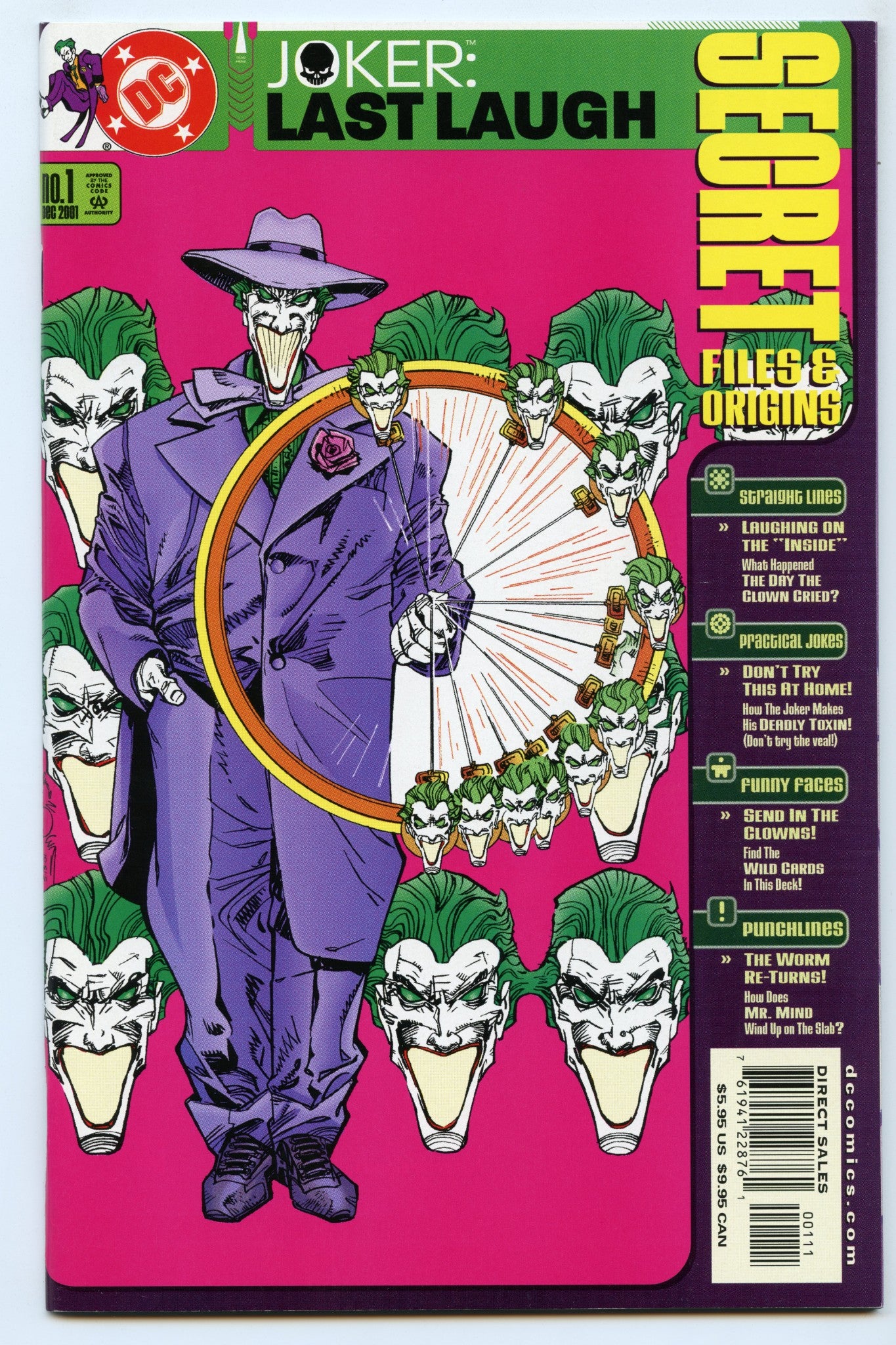 Joker:  Last Laugh Secret Files 1 (Dec 2001) NM- (9.2)