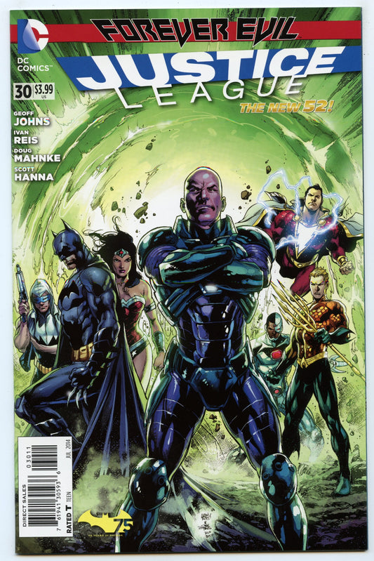 Justice League 30 (Jul 2014) NM- (9.2) - 1st appearance Jessica Cruz (cameo)