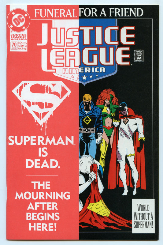 Justice League America 70 (Jan 1993) NM- (9.2)