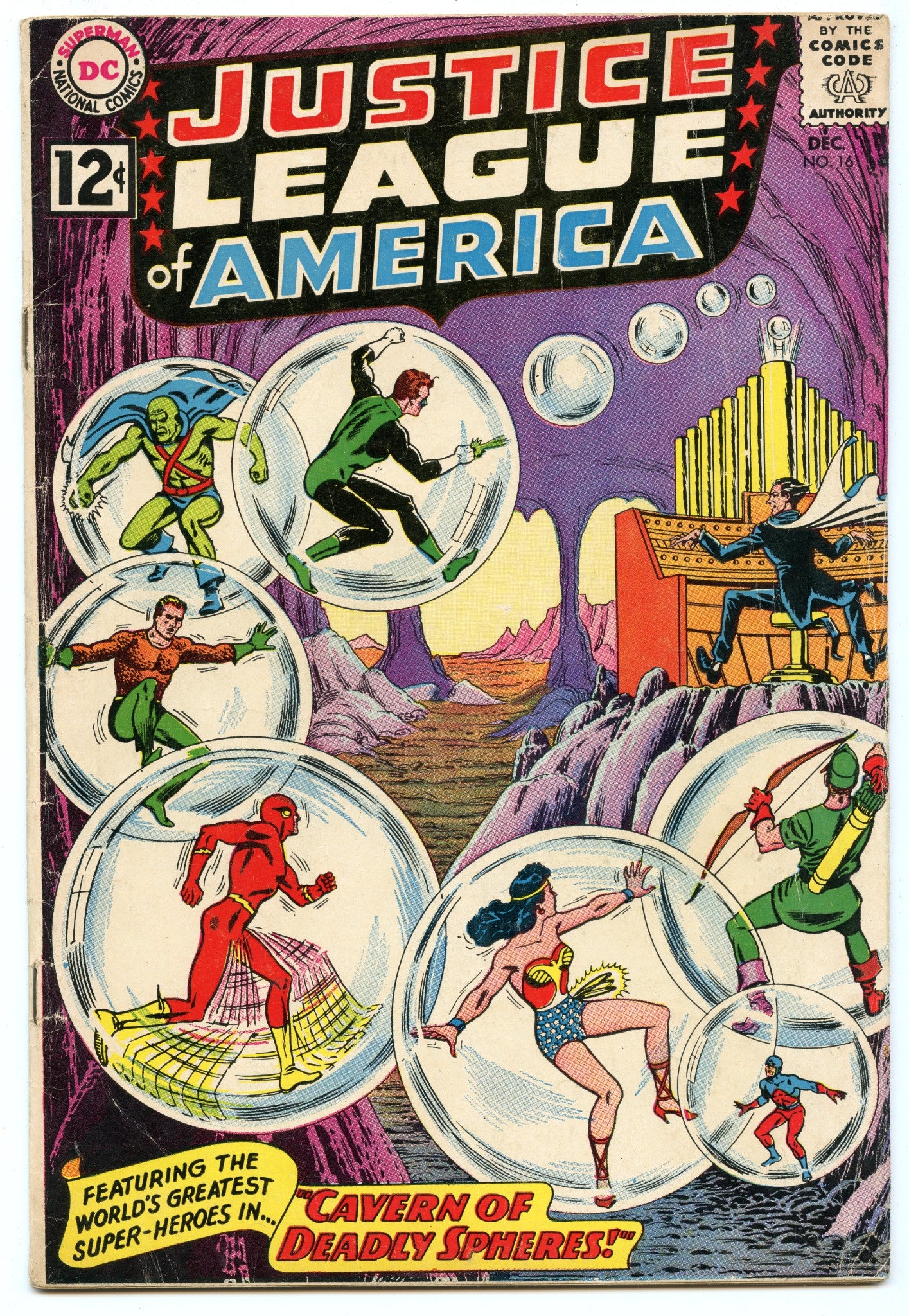 Justice League of America 16 (Dec 1962) VG- (3.5)