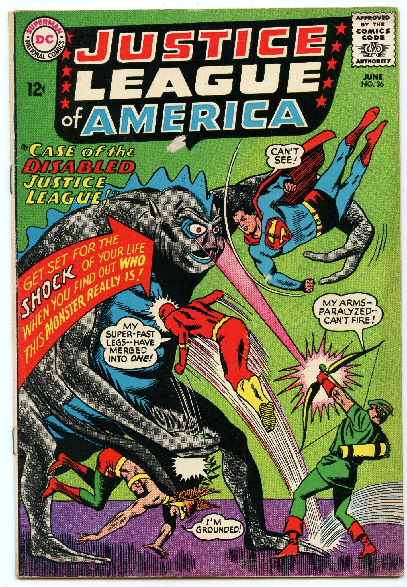 Justice League of America 36 (Jun 1965) VG/FI (5.0)