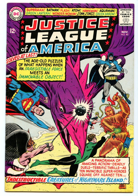 Justice League of America 40 (Nov 1965) VG-FI (5.0)