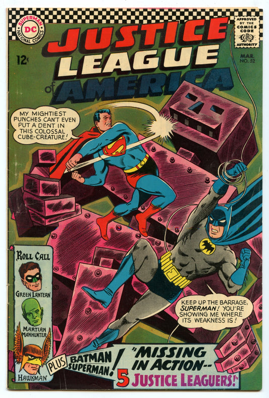 Justice League of America 52 (Mar 1967) VG/FI (5.0)