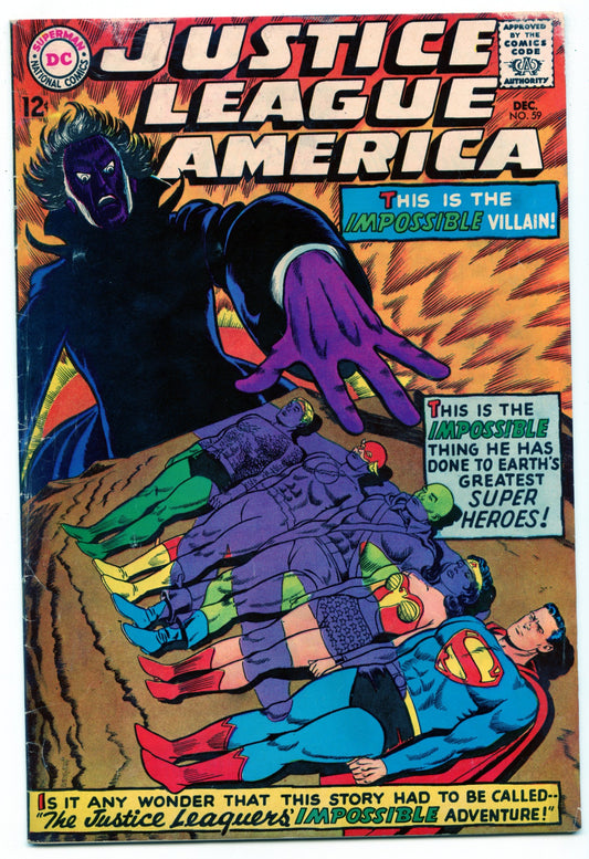 Justice League of America 59 (Dec 1967) VG+ (4.5)