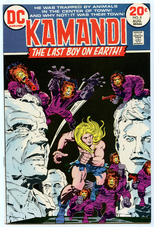 Kamandi 8 (Aug 1973) VF (8.0)