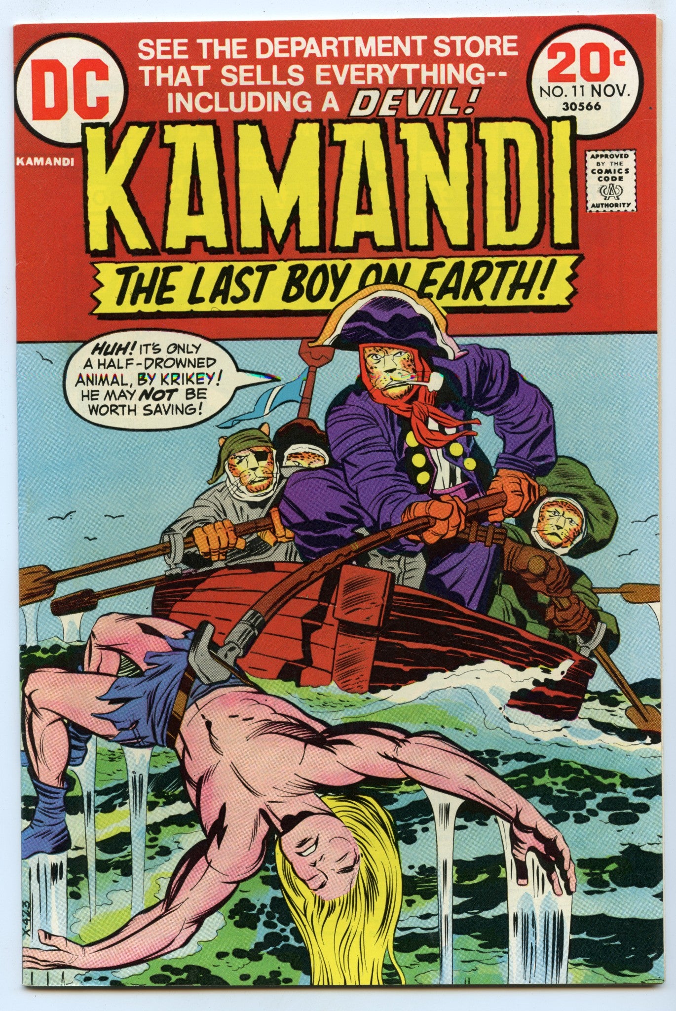 Kamandi 11 (Nov 1973) VF (8.0)