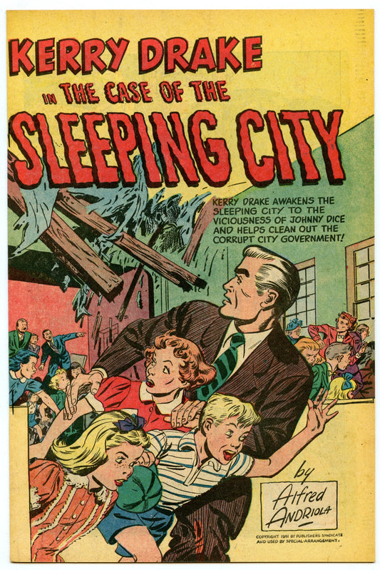 Kerry Drake in the Case of the Sleeping City (1951) VF+ (8.5)