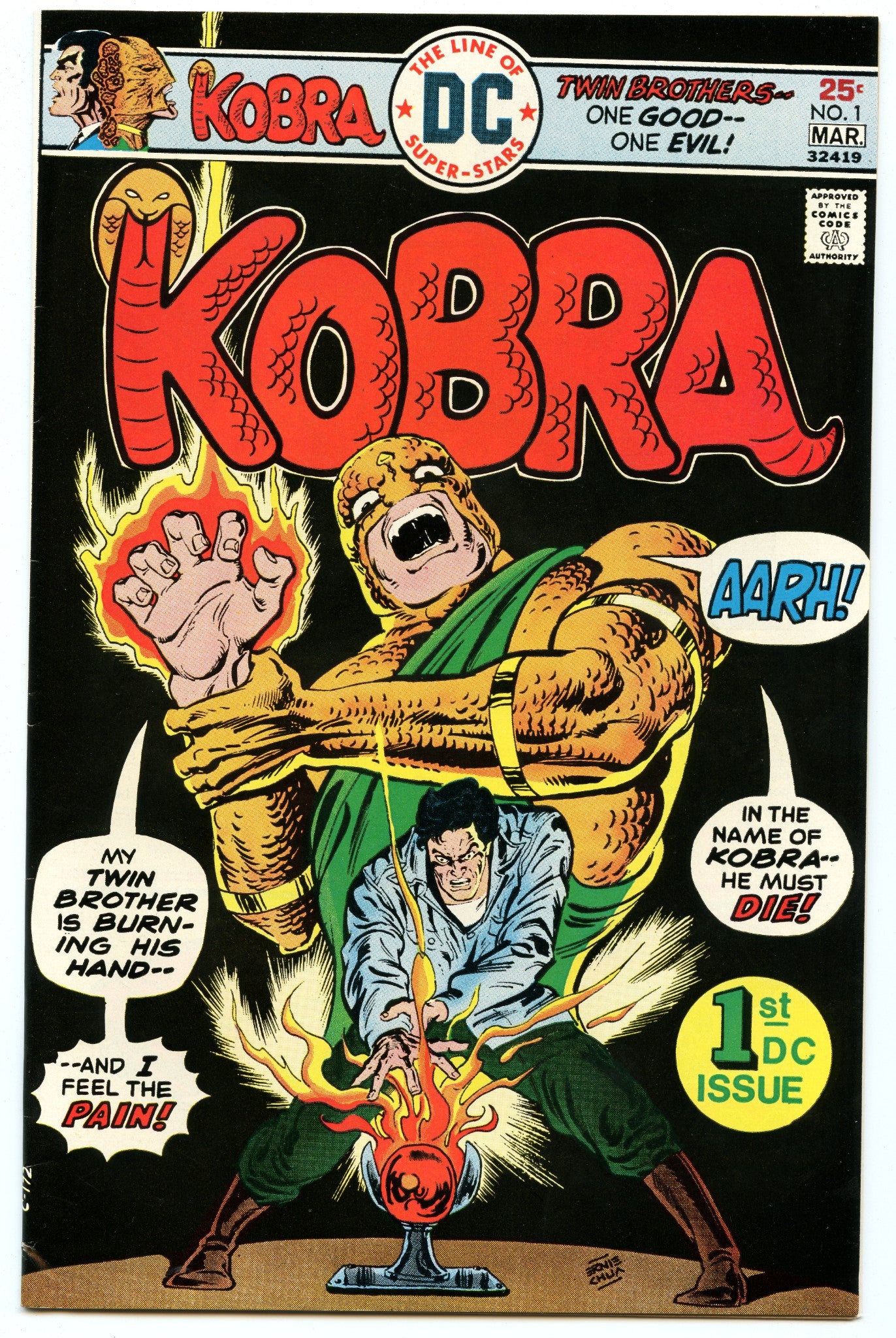 Kobra 1 (Mar 1976) VF+ (8.5)