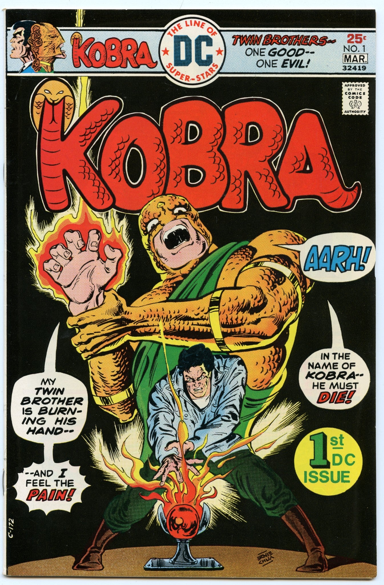 Kobra 1 (Mar 1976) VF-NM (9.0)