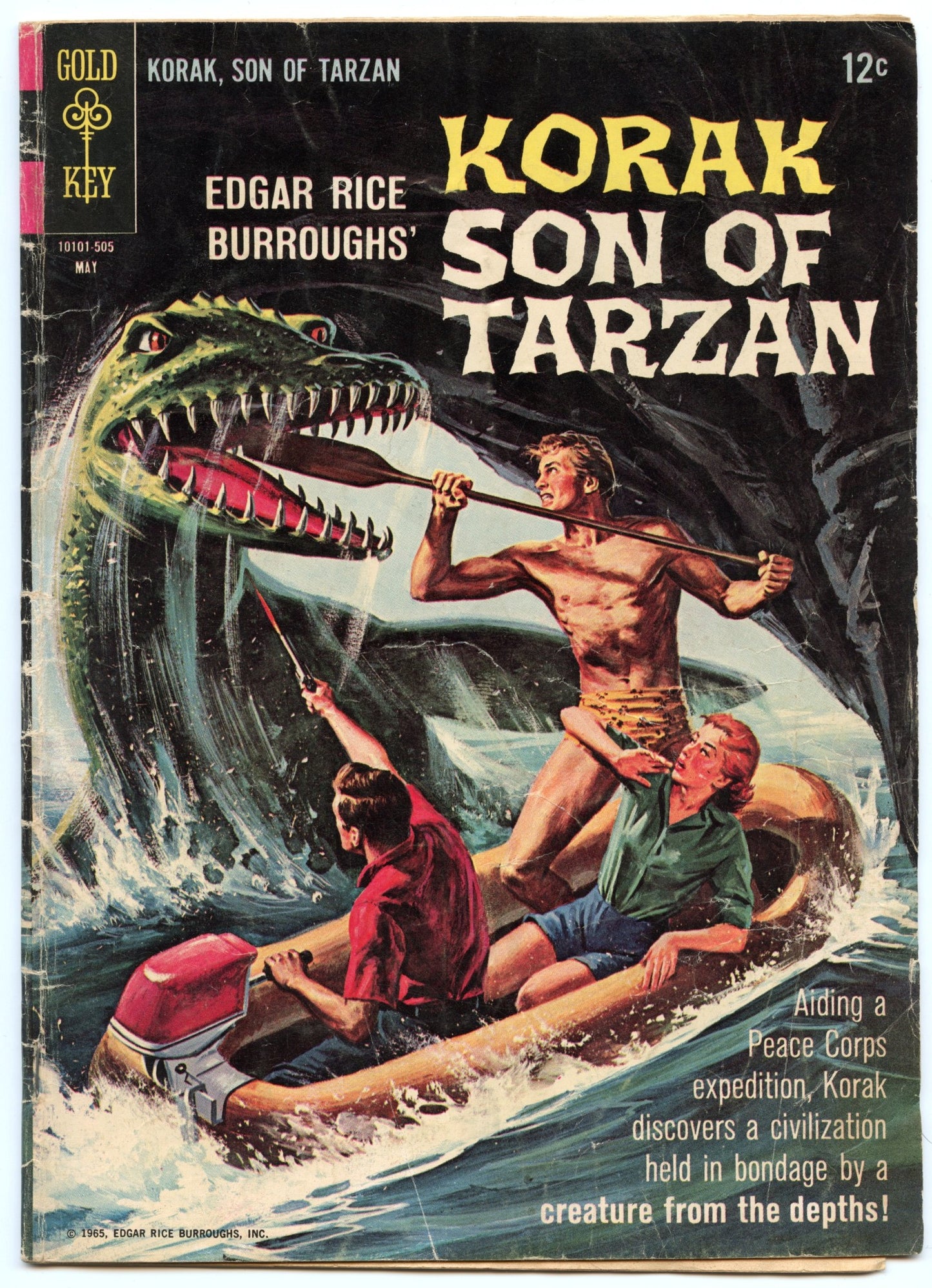 Korak, Son of Tarzan 8 (May 1965) VG- (3.5)